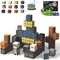 Halloween Magnetic Blocks Building Set – 54 PCS Spooky Skeleton & Ghost Magnetic Tiles – STEM Construction Toy for Kids – Halloween Town Creative Building Kit for Boys, Girls & Adults